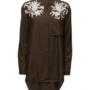 Mango Embroidered Shirt tunikka