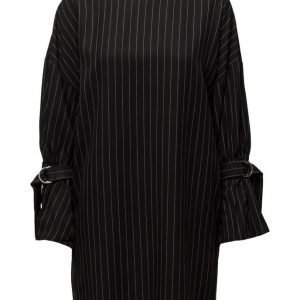 Mango Pinstripe Print Dress mekko