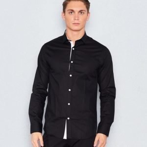 Marccetti Tom Contrast Shirt Black