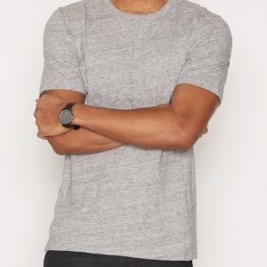 Minimum Delta T-shirt T-paita Light Grey Melange