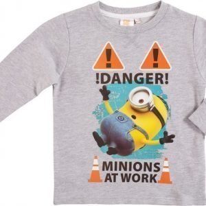 Minions Despicable me Collegepusero Melange grey