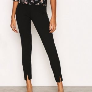 Missguided Skinny Fit Cigarette Trousers Housut Black