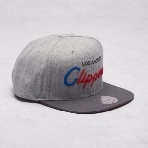 Mitchell & Ness LA Clippers Snapback Grey