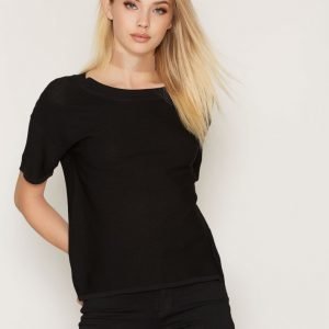 Moss Copenhagen Emma Jussi Top T-Paita Black