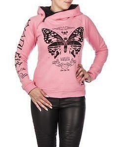 Moth Hoodie Pink