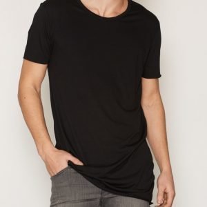 New Look Extreme Longline Tee T-paita Black