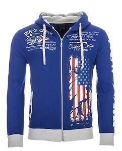 New York Hoodie Blue