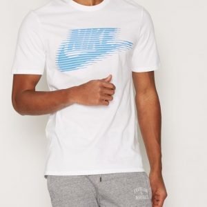 Nike Sportswear Nike Tee-Lenticular Futur T-paita Valkoinen/sininen