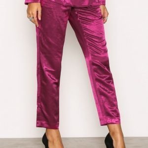 Nly Trend Dress You Up Pants Housut Fuchsia