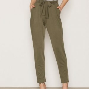 Nly Trend Dressed Tie Pants Housut Khaki