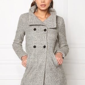 ONLY New Sophia Wool Coat Light Grey Melange