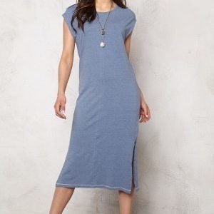 Object Sandy S/S Long Dress Stonewash