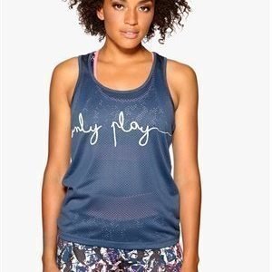 Only Play Giselle Mesh Tank Ensign Blue
