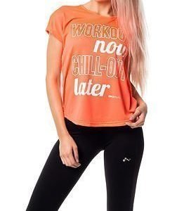 Only Play Moreen Loose Tee Bright Coral