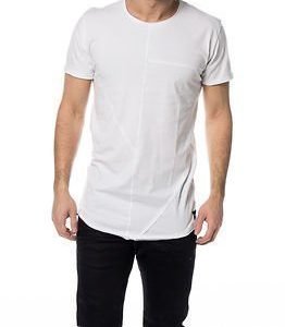 Only & Sons Cutter Long O-neck White