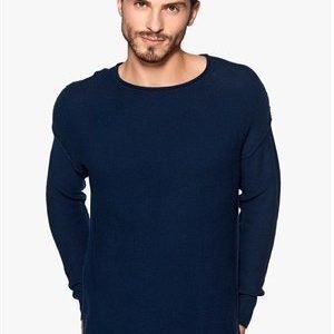 Only & Sons Galliard knit sweater Dress Blue