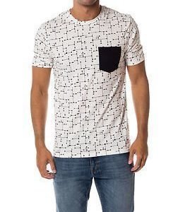Only & Sons Kasey AOP Fitted Tee White
