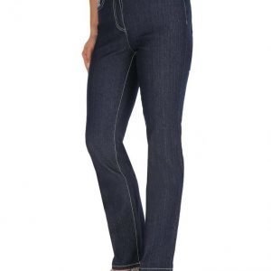 Paola Housut Dark Blue Denim