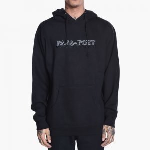 Pass-Port Outline Embroidery Hoodie