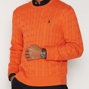 Polo Ralph Lauren Cabelknit Sweater Pusero Oranssi