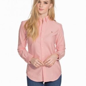 Polo Ralph Lauren Harper Long Sleeve Shirt Kauluspaita Vaaleanpunainen