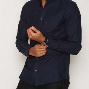 Premium by Jack & Jones Jprshadow Shirt L/S Plain Kauluspaita Tummansininen