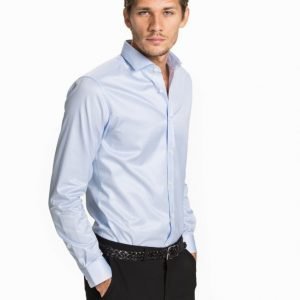 Premium by Jack & Jones jjprANDREW Shirt L/S Tight Fit Sup T-paita Blue
