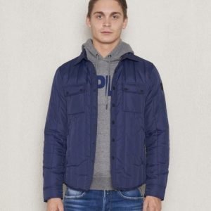 Replay RPL Quilted Jacket Navy