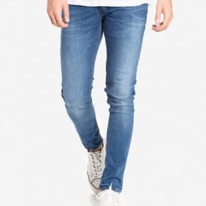 River Island Skinny Marine Blue Farkut Mid Blue