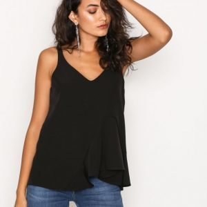 River Island Sl Cami Top Toppi Black