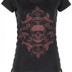 Rock Rebel By Emp Corded T Shirt Naisten T-paita