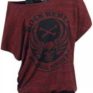 Rock Rebel By Emp Slubyarn Doublelayer Naisten T-paita