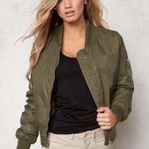 Rut & Circle New Kate Bomber Jacket Vintage Green