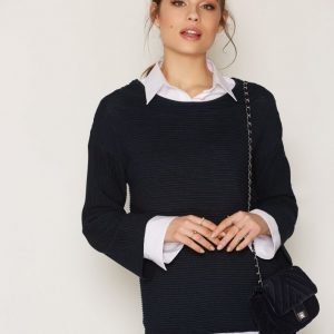 Selected Femme Sfaura 7 / 8 Knit Pullover Neulepusero Tummansininen