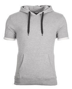 Side Zipped Hoody S/L Grey