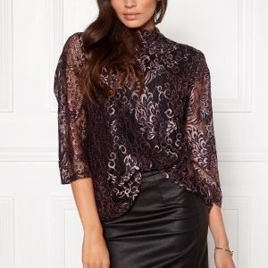 Soaked In Luxury Rachelle Top 3/4 Peacock Lace