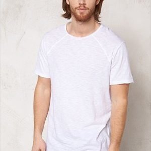 Solid Adam T-shirt 0001 White