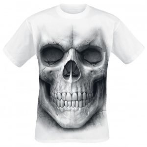 Spiral Solemn Skull T-paita