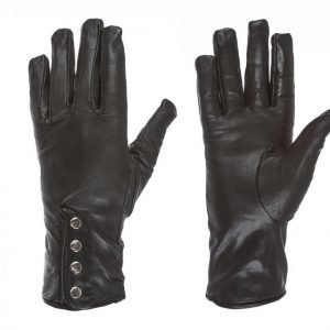 State Of Wow Janet Leather Gloves Hanskat Musta