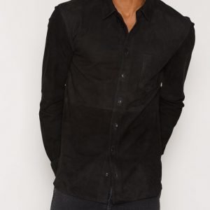 Suit Redford-Suede Shirt LS Kauluspaita Black