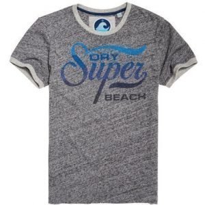 Superdry 77 Swim Ringer T-paita Harmaa