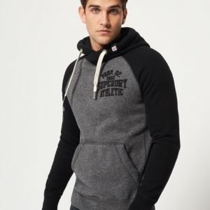 Superdry Applikoitu Baseball Huppari Harmaa