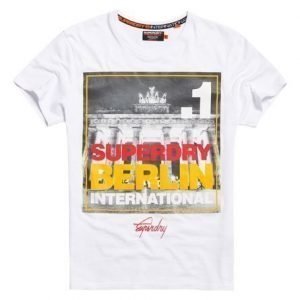 Superdry Box Photo City Berlin T-paita Valkoinen