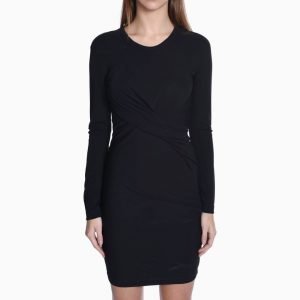 T by Alexander Wang Rayon Frontdrape Dress