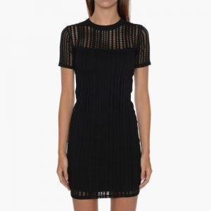 T by Alexander Wang Stretch Cotton Fitted Dress