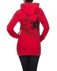 The Throwing Star Women Hoodie Red