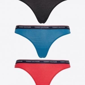 Tommy Hilfiger Underwear 3-Pakkaus String Stringit Crimson