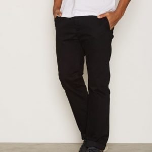 Topman Black Standard Fit Chinos Chinot Black