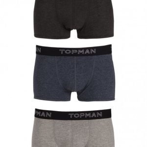 Topman Salt And Pepper 3-P Trunks Bokserit Multicolor