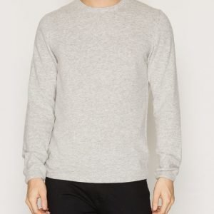 Topman TOPMAN PREMIUM Grey Slim Fit Soft Touch Jumper Pusero Grey